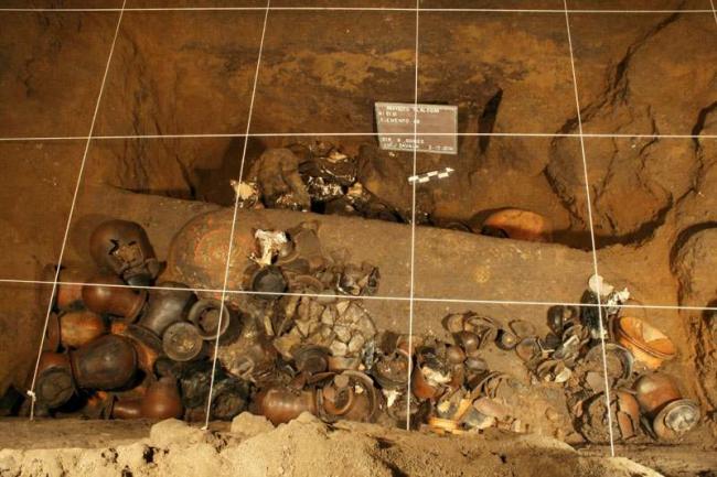 Артефакты найденные под пирамидой Пернатого змея