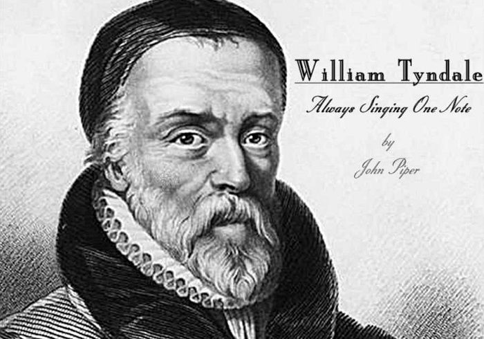 William Tyndale - философ-гуманист, переведший библию на английский язык.