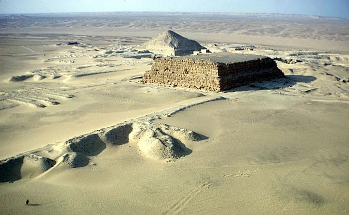 Недостроенная египетская пирамида