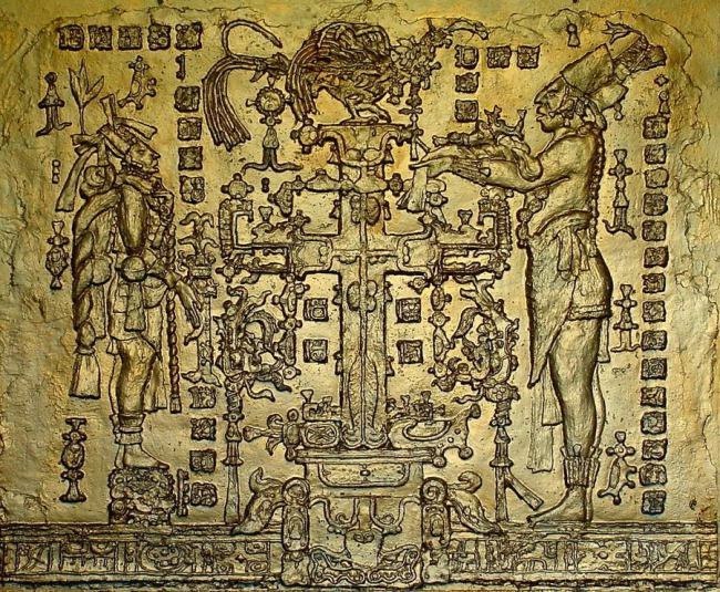 Говорящий крест майя 
