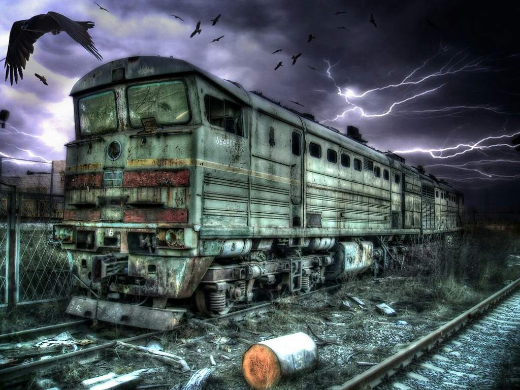 поезд призрак