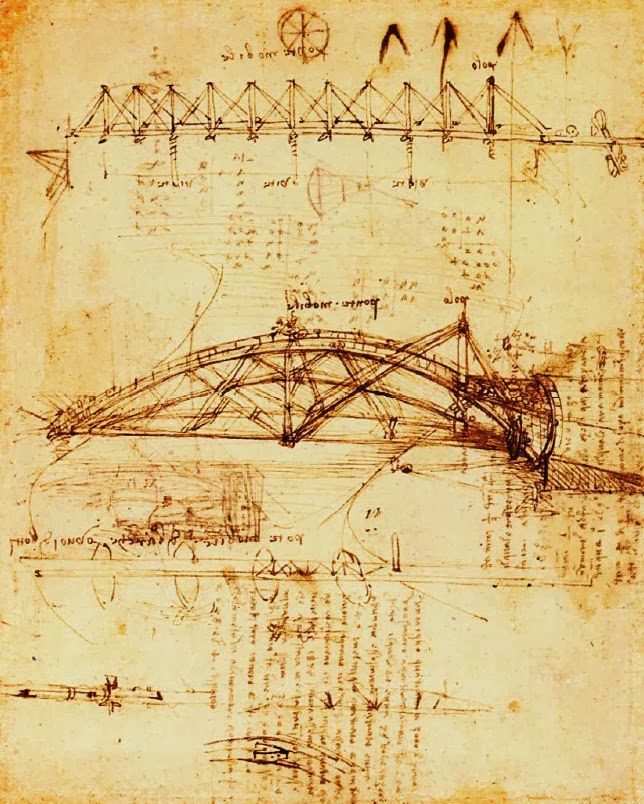 арочный мост Леонардо да Винчи
