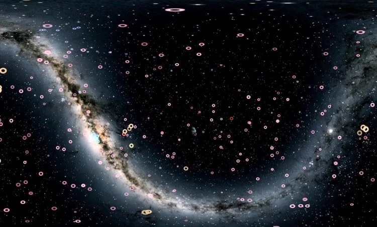 Так выглядит карта 4000 тысяч экзопланет, опубликованная NASA