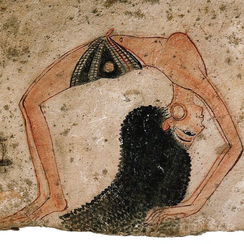 древний рисунок йога