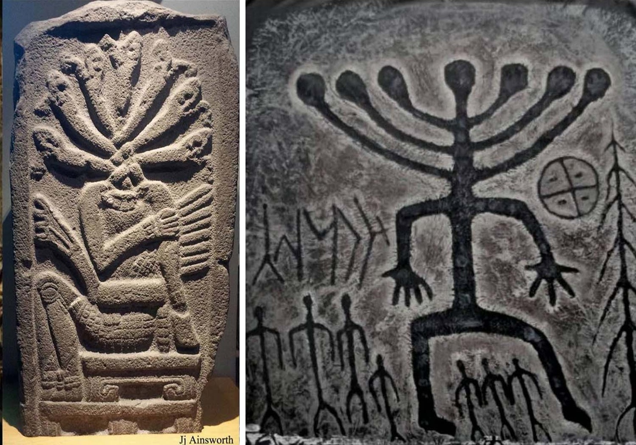изображение божества Тюрков и Ацтеков