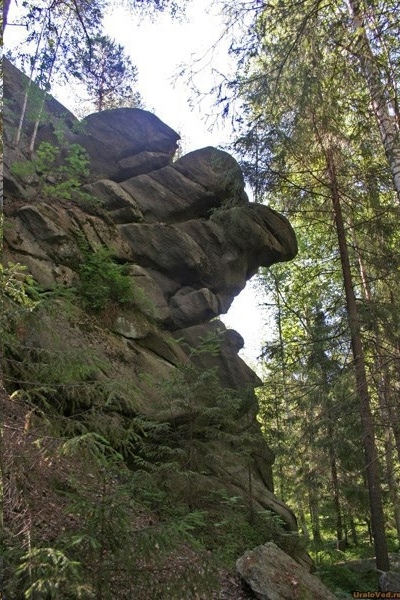 Kырманские скалы, Kобылья голова и каменный цветок