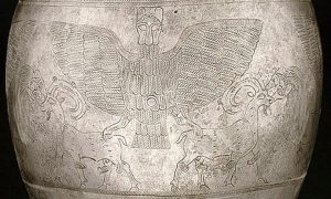 серебряная ваза Шумеров