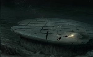 водолазы на дне у странного объекта